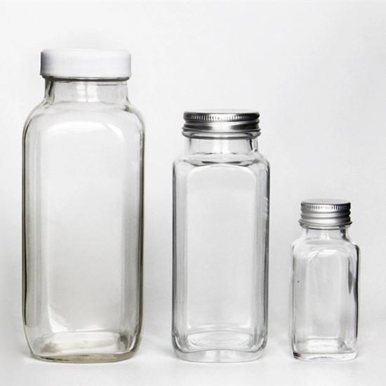 reusable glass juice bottles