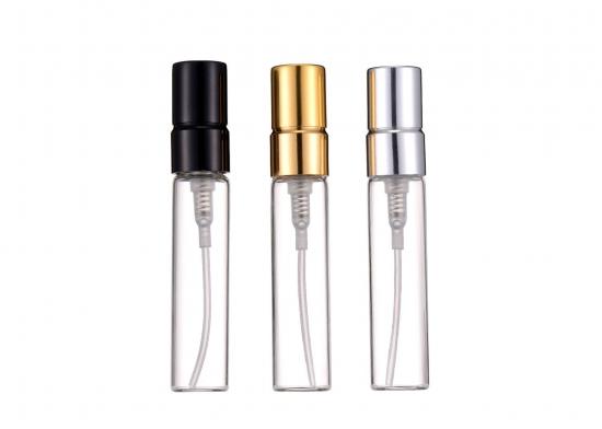 Transparent perfume glass bottle